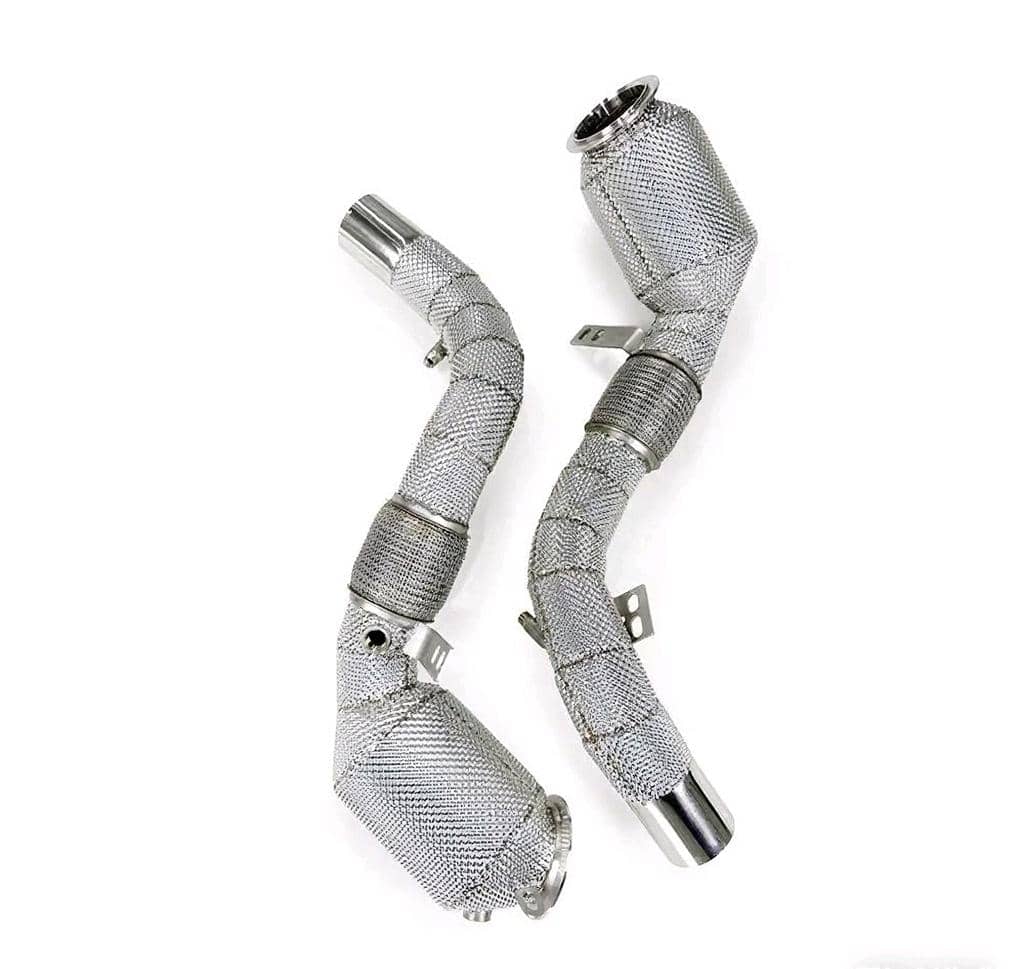Catted Downpipes w/ Heatshield – BMW M550i (2017–2022 N63 4.4T)