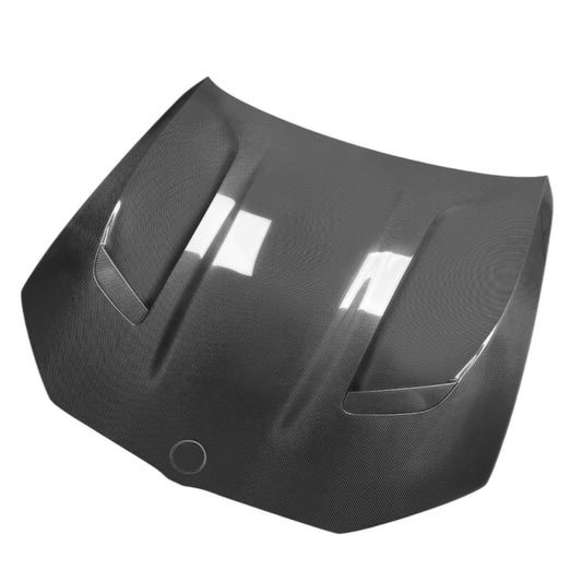 2018+ BMW G30 CS Style Hood (Double-Sided Wet Carbon)