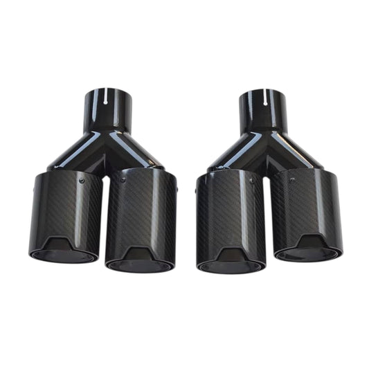 BMW 5 Series G30 M Performance Carbon Fiber Quad Exhaust Tips